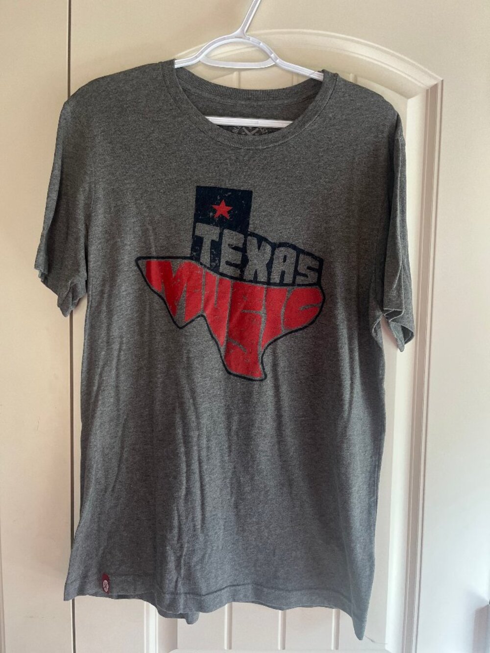 Tumbleweed TexStyles Texas Music T-Shirt Gray Large Distressed Graphic